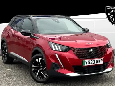 Used Peugeot e-2008 GTi 100 kW (136 HP) 2023 Red SUV