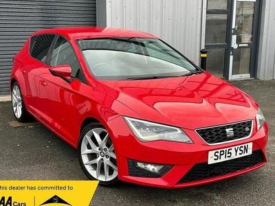 Begagnad Seat Leon FR 150 HK (110 kW) 2015 Röd Halvkombi