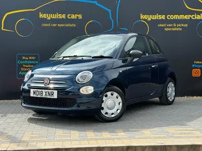Used Fiat 500 Pop 69 HP (50 kW) 2018 Blue Hatchback