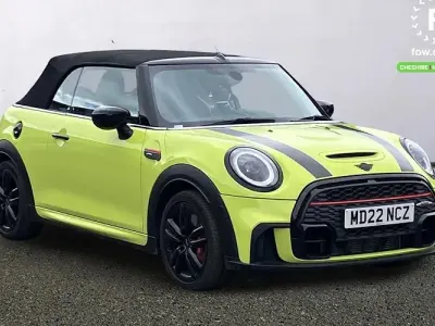 Used Mini John Cooper Works Cabriolet Comfort 231 HP (169 kW) 2022 Yellow Cabriolet