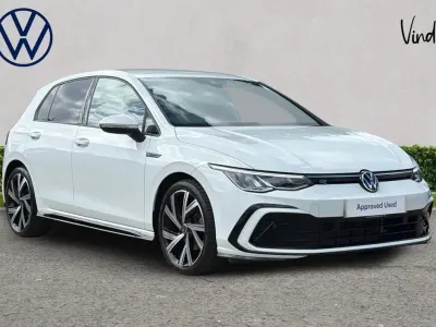 Used VW Golf VIII R-line 150 HP (110 kW) 2022 White Hatchback