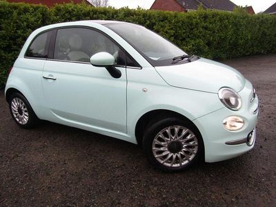 Used Fiat 500 Lounge 69 HP (50 kW) 2016 Green Hatchback