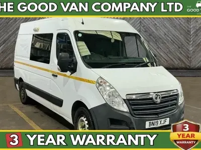 Begagnad Vauxhall Movano 130 HK (95 kW) 2019 Vit Minibuss
