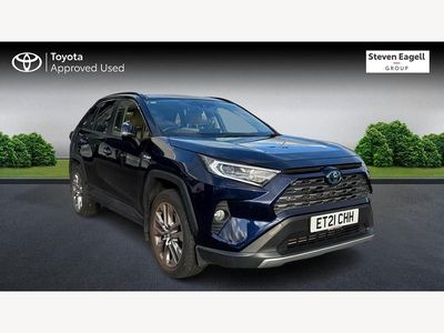 Blue Used 2021 Toyota RAV4 Estate | £29,388 (A bit pricey)