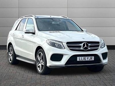 Used Mercedes GLE250 AMG Line Premium 200 HP (147 kW) 2016 White SUV
