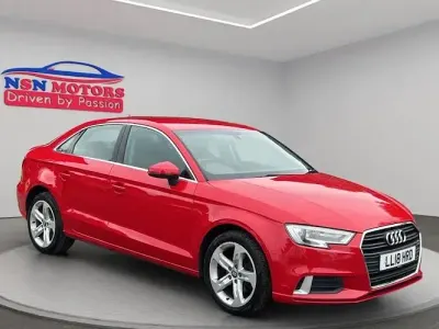 Used Audi A3 Sport 116 HP (85 kW) 2018 Red Sedan