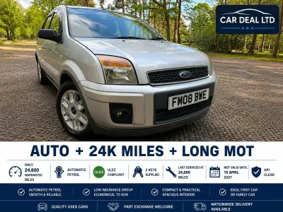 Used Ford Fusion Zetec 80 HP (58 kW) 2008 Silver Hatchback