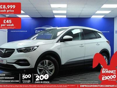 Used Vauxhall Grandland X S 130 HP (95 kW) 2018 White SUV