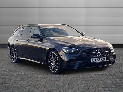 Black Used 2022 Mercedes E200 AMG line Estate | £35,295 (A bit pricey)
