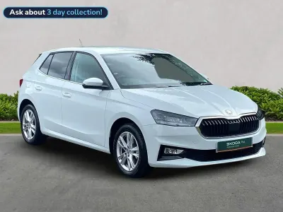 Used Skoda Fabia SE L 116 HP (85 kW) 2025 White Hatchback