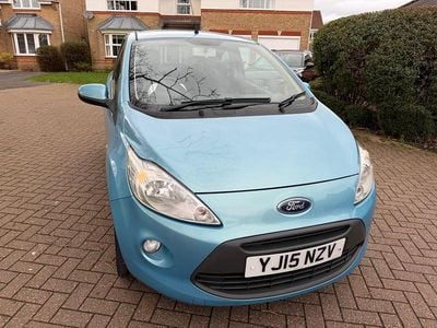 Used Ford Ka Zetec 69 HP (50 kW) 2015 Blue Hatchback