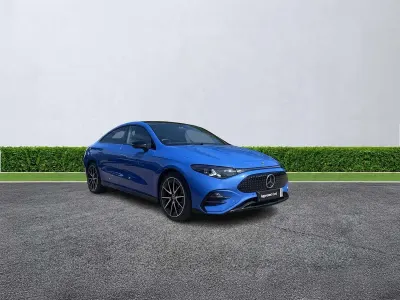 Used Mercedes CLA 250+ AMG line 200 kW (272 HP) 2025 Blue Sedan