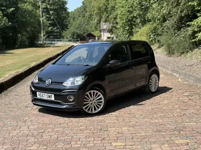 Used VW up! high up! 90 HP (66 kW) 2017 Black Hatchback