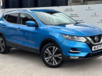 Used Nissan Qashqai N-Connecta 2018 Blue SUV