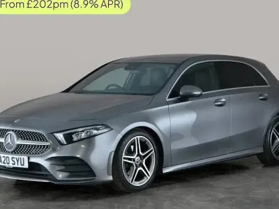 Used Mercedes A200 AMG line 163 HP (119 kW) 2020 Grey Hatchback