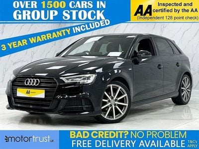 Black Used 2018 Audi A3 Sportback Black Edition Hatchback | £14,395 (Fair price)