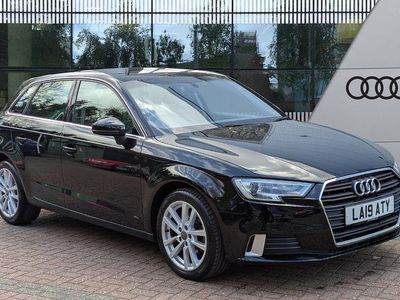 Used Audi A3 Sportback Sport 2019 Black Hatchback