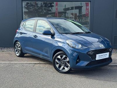 Vibrant blue New 2025 Hyundai i10 Advanced Hatchback | £16,688 (A bit pricey)