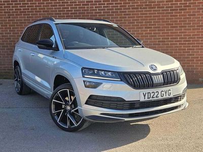 Used Skoda Karoq SportLine 110 HP (80 kW) 2022 Silver SUV