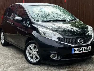 Used Nissan Note Acenta Premium 90 HP (66 kW) 2015 Black Hatchback