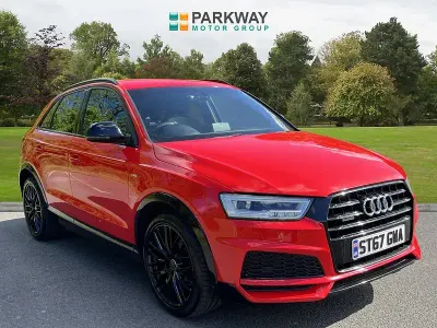Used Audi Q3 Black Edition 150 HP (110 kW) 2017 Red SUV