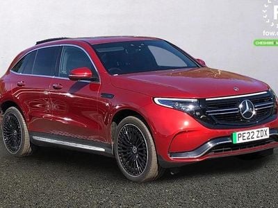 Used Mercedes EQC400 AMG Line Premium Plus 300 kW (408 HP) 2022 Red SUV
