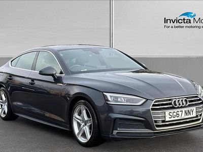 Used Audi A5 S-Line 190 HP (139 kW) 2017 Manhattan grey metallic Hatchback
