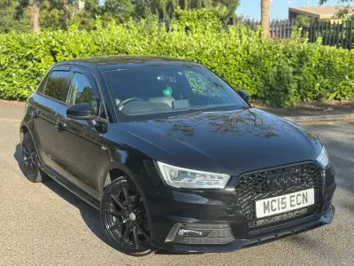 Used Audi A1 S-Line 2015 Black Hatchback