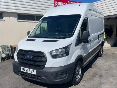 Used Ford Transit 130 HP (95 kW) 2021 White Van
