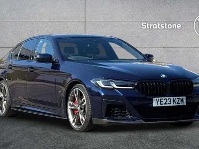Used BMW M550 Comfort Edition 530 HP (389 kW) 2023 Blue Sedan