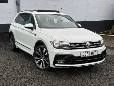 Used VW Tiguan R-line 150 HP (110 kW) 2017 White SUV