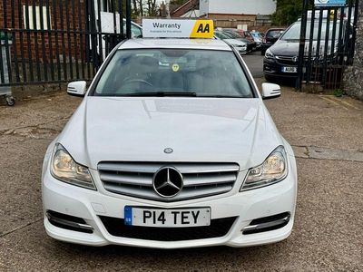 Begagnad Mercedes C180 Executive 2014 Vit Sedan