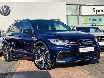 Used VW Tiguan Allspace R-line 150 HP (110 kW) 2022 Blue SUV