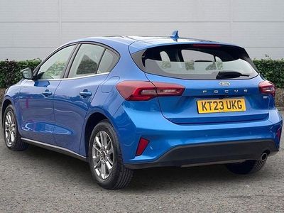 Begagnad Ford Focus Titanium 155 HK (114 kW) 2023 Blå Halvkombi