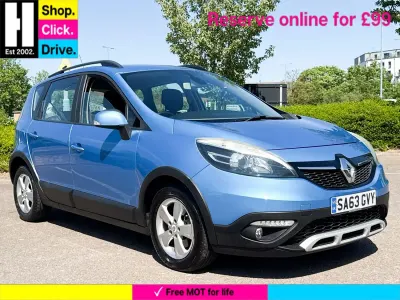 Begagnad Renault Scénic III Dynamique 110 HK (80 kW) 2013 Blå Minibuss