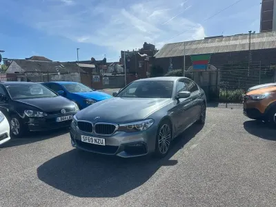 Used BMW 520 M Sport 2019 Blue Sedan
