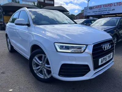 Used Audi Q3 S-Line 150 HP (110 kW) 2015 White SUV