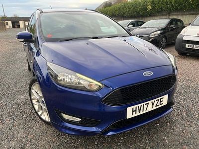 Blue Used 2017 Ford Focus ST-Line Estate | £5,495 (Fair price)