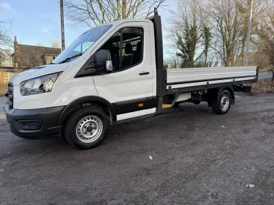 Used Ford Transit 130 HP (95 kW) 2021 White Cabriolet