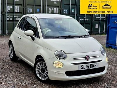 Used Fiat 500 Pop Star 69 HP (50 kW) 2016 White Hatchback
