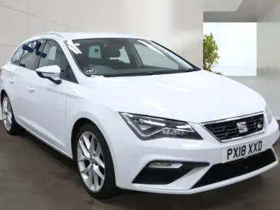 Used Seat Leon FR 2018 White Estate