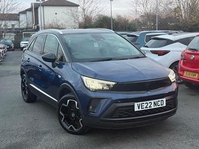 Blue Used 2022 Vauxhall Crossland Ultimate SUV | £13,490 (Fair price)