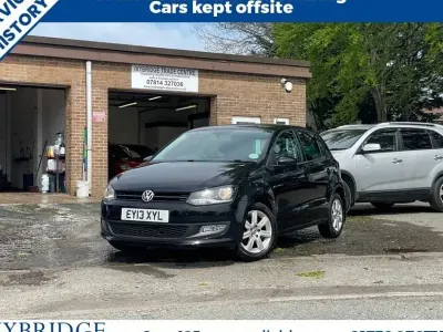 Begagnad VW Polo Match 85 HK (62 kW) 2013 Svart Halvkombi