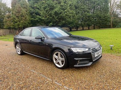 Used Audi A4 S-Line 150 HP (110 kW) 2018 Black Sedan