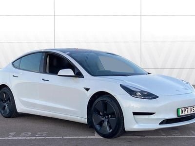 White Used 2021 Tesla Model 3 Standard Range Sedan | £16,208 (Fair price)