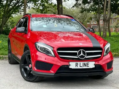 Used Mercedes GLA220 AMG line 170 HP (125 kW) 2015 Red SUV