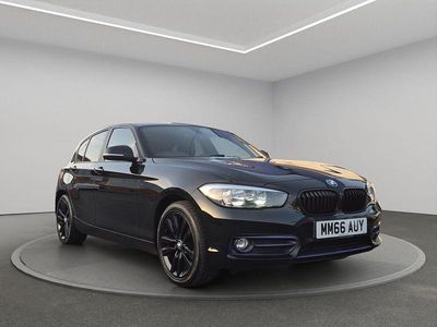 Used BMW 118 Sport Line 136 HP (100 kW) 2016 Black Hatchback