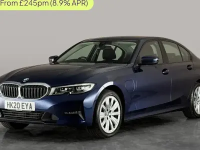 Used BMW 330e 292 HP (214 kW) 2020 Blue Sedan