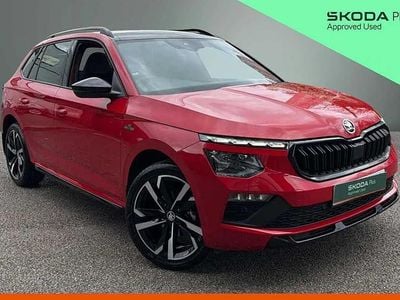 Used Skoda Kamiq Monte Carlo 115 HP (84 kW) 2024 Velvet red metallic SUV