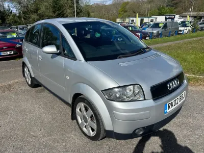 Used Audi A2 75 HP (55 kW) 2002 Silver Hatchback